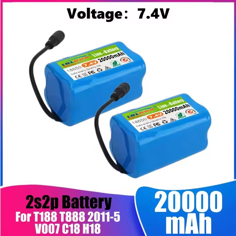Fish Finder Charger - Аккумулятор 7.4V 20000mAh с USB-зарядкой для