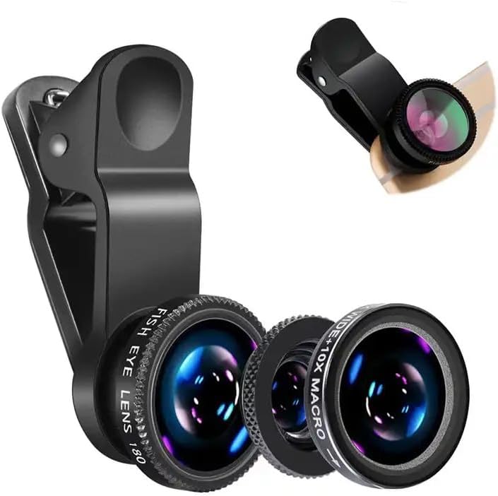 Fishing Camera - 3-в-1 объектив для смартфона: широкоугольный, рыбий