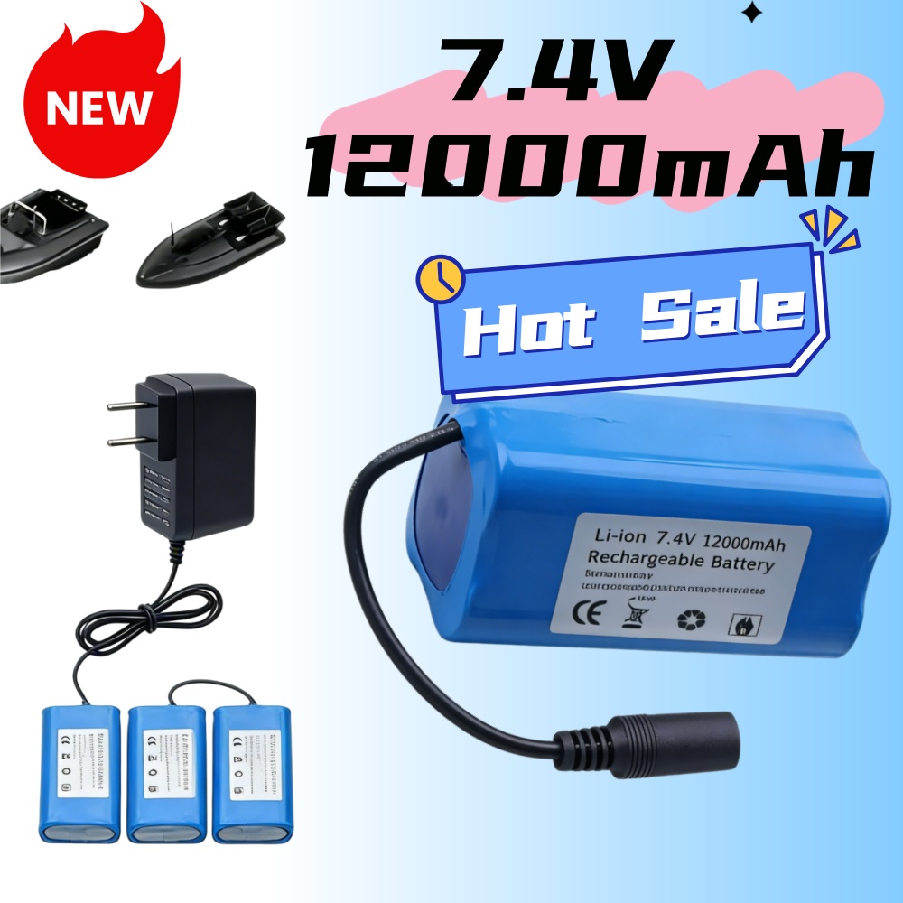 Аккумулятор 7.4V 12000mAh с US – обзор и цена Fish Finder Charger