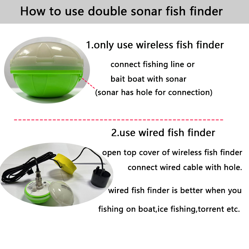 Портативный беспроводной Bluet – обзор и цена Fish Finder Portable