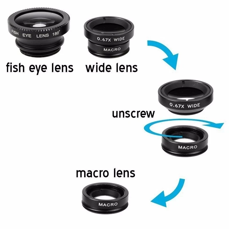 3-в-1 объектив для смартфона:  – обзор и цена Fishing Camera